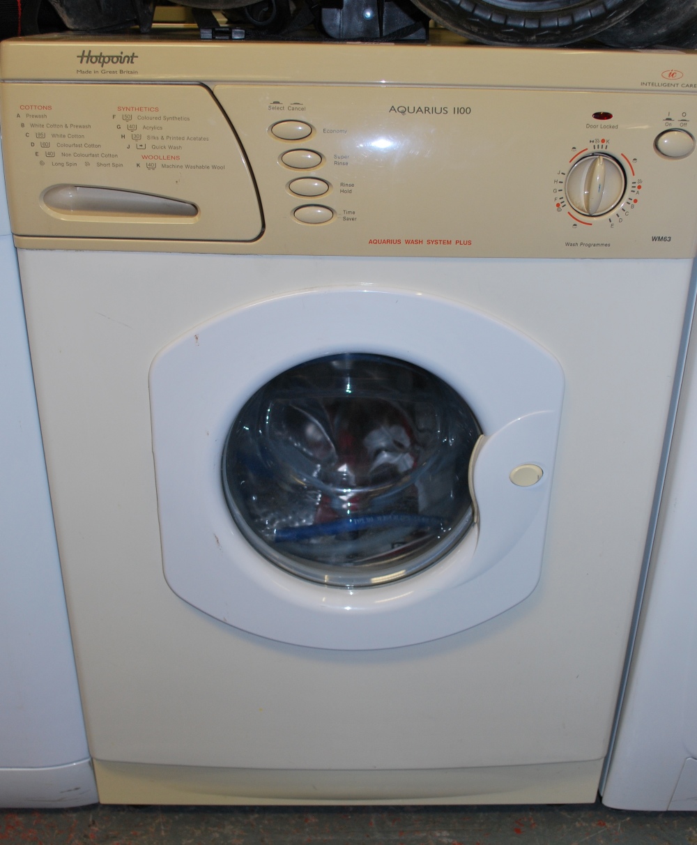 A Hotpoint Aquarius 1100 washing machine