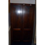 Two door wardrobe in oak