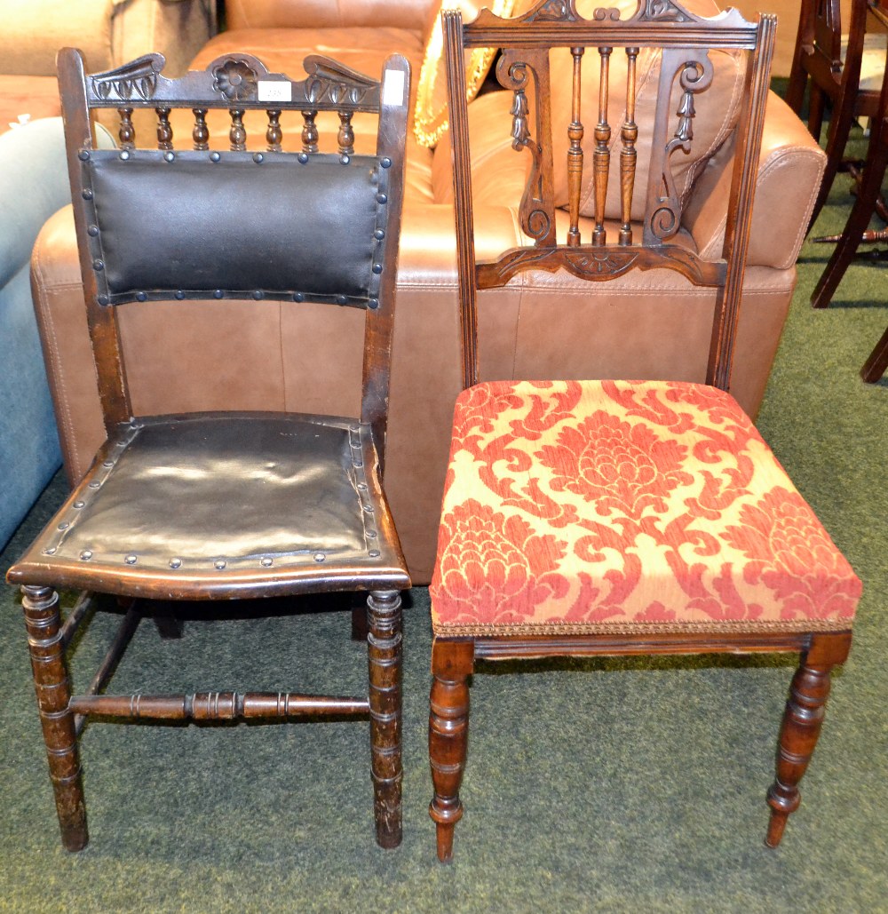 Two antique chairs - Image 2 of 2