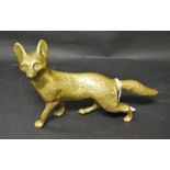 A 20th century bronze fox