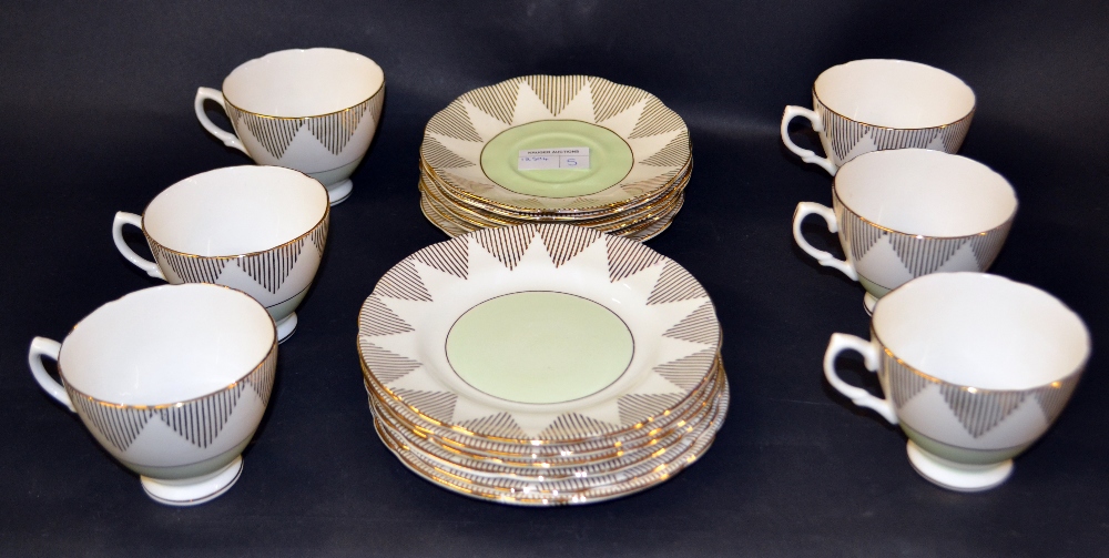 A mid 20th-century ceramic tea service,