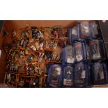 100+ loose and boxed Del Prado 1/30th scale and other white metal military figures,