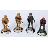 Chas Stadden Studios, White metal military figure group,