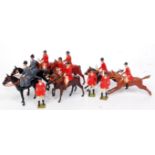 Collection of Britains Hunt Series Lead miniatures, 11 pieces,