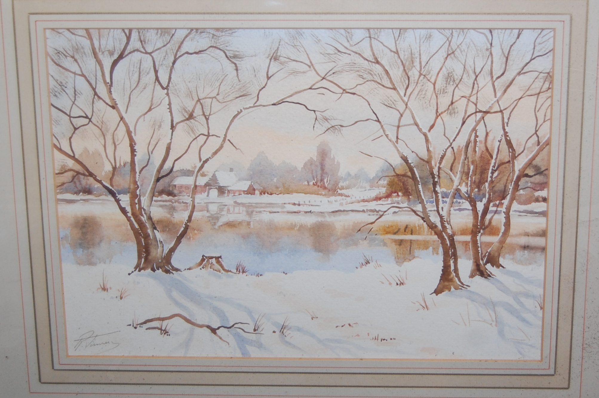 Rosemary Tinney - View across the lake, Hatfield Forest,