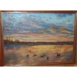 A collection of six various oil on boards,