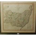 An early 19th century New Map of the County of Suffolk divided into Hundreds,