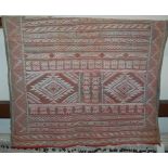 An Ifrane woollen kilim rug 75x130cm