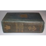 O'BYRNE William R, Naval Biographical Dictionary, London 1849, large 8vo, 1400pp, publisher's cloth,