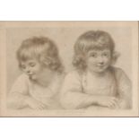 After Bartolozzi - Matched set of three stipple engravings,