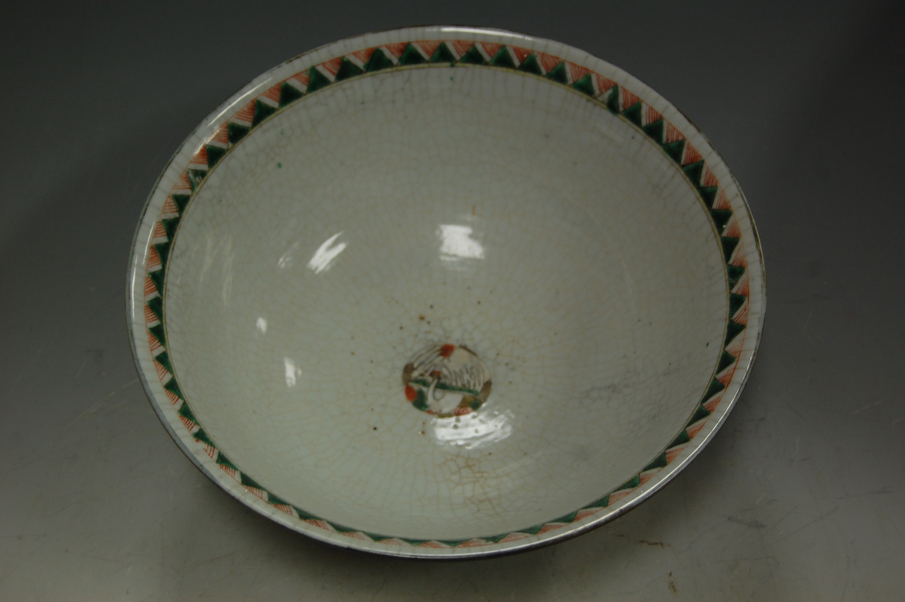 A box of miscellaneous china to include a large Adams Calyx ware bowl in the Chinese style, - Image 4 of 10