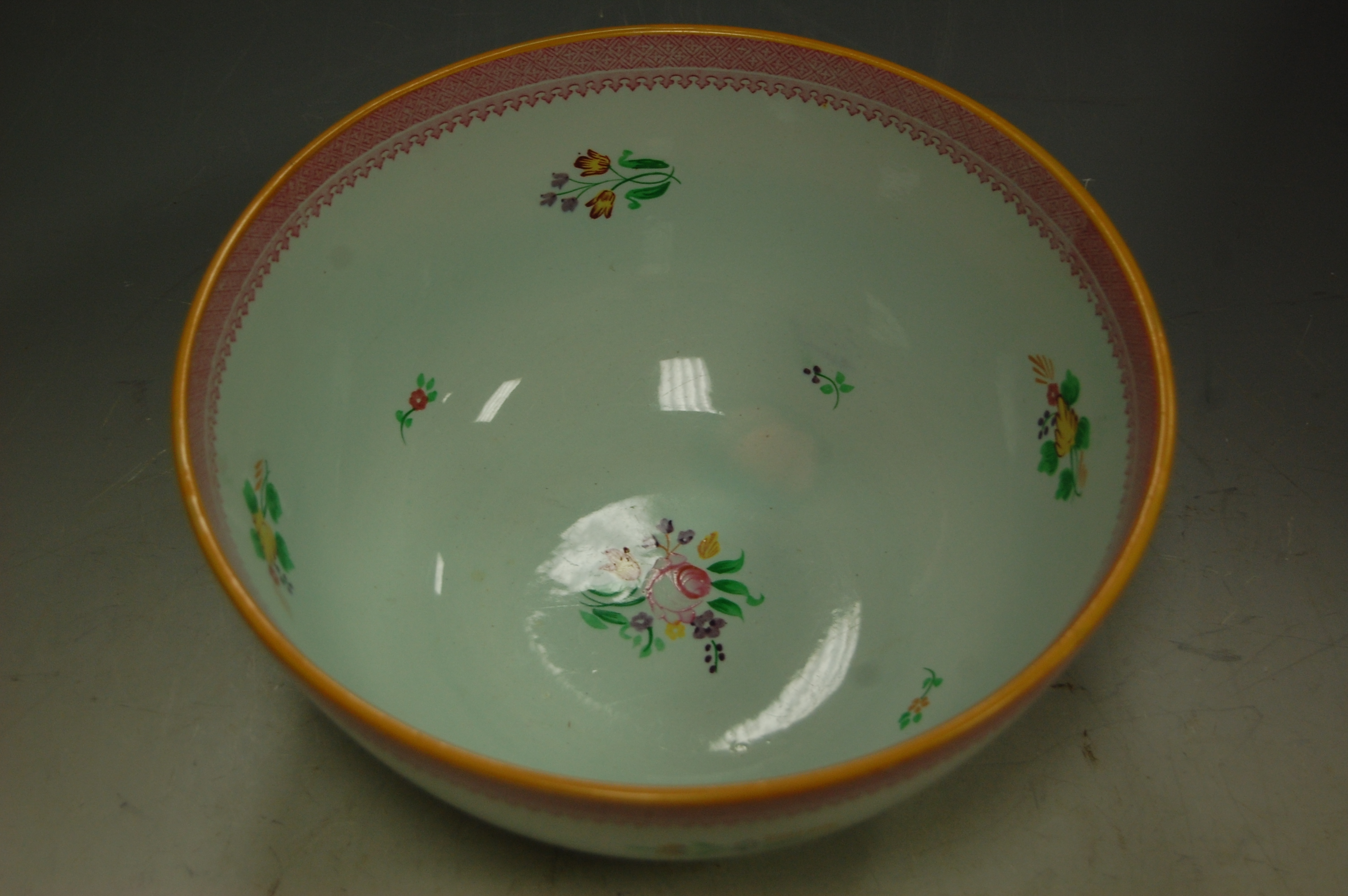 A box of miscellaneous china to include a large Adams Calyx ware bowl in the Chinese style, - Image 2 of 10