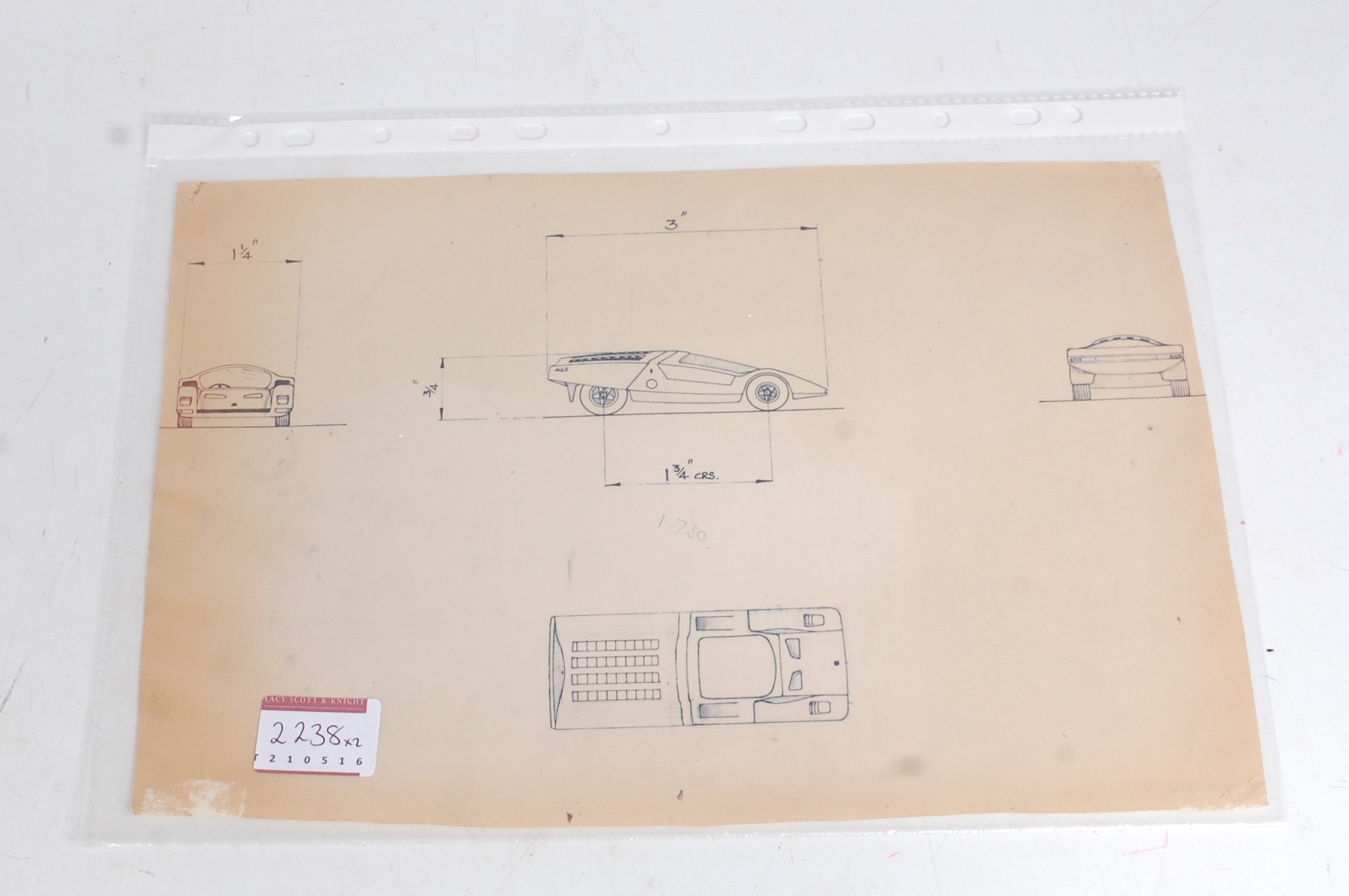 Matchbox Superfast Pre Production Prototype model of a Ferrari 512S Berlinetta Special, - Image 4 of 4