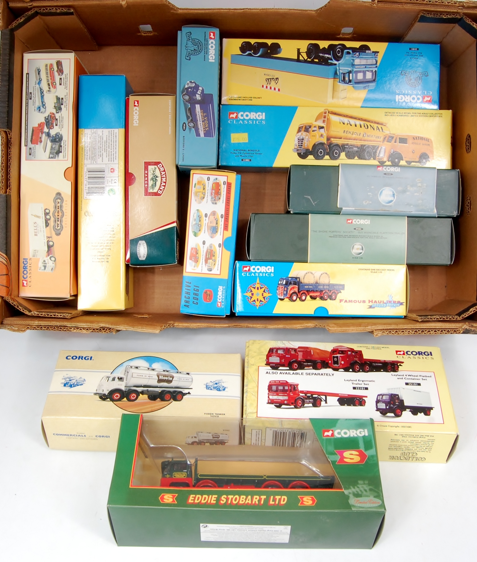 Corgi Classics 1/50th scale commercial vehicle diecast group,