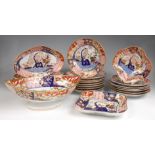 A circa 1810 John Rose Coalport Japan pattern dessert service,