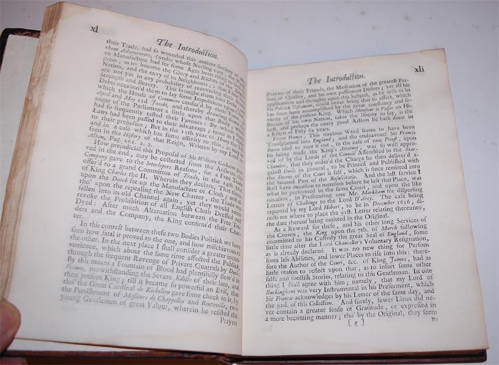 BACON Francis, Letters... Written during the Reign of King James the First, London, Benj. - Image 3 of 4