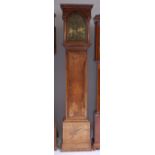 Thomas Cox of Cromhall early 18th century walnut cased longcase clock,