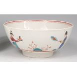 A New Hall porcelain slop bowl,