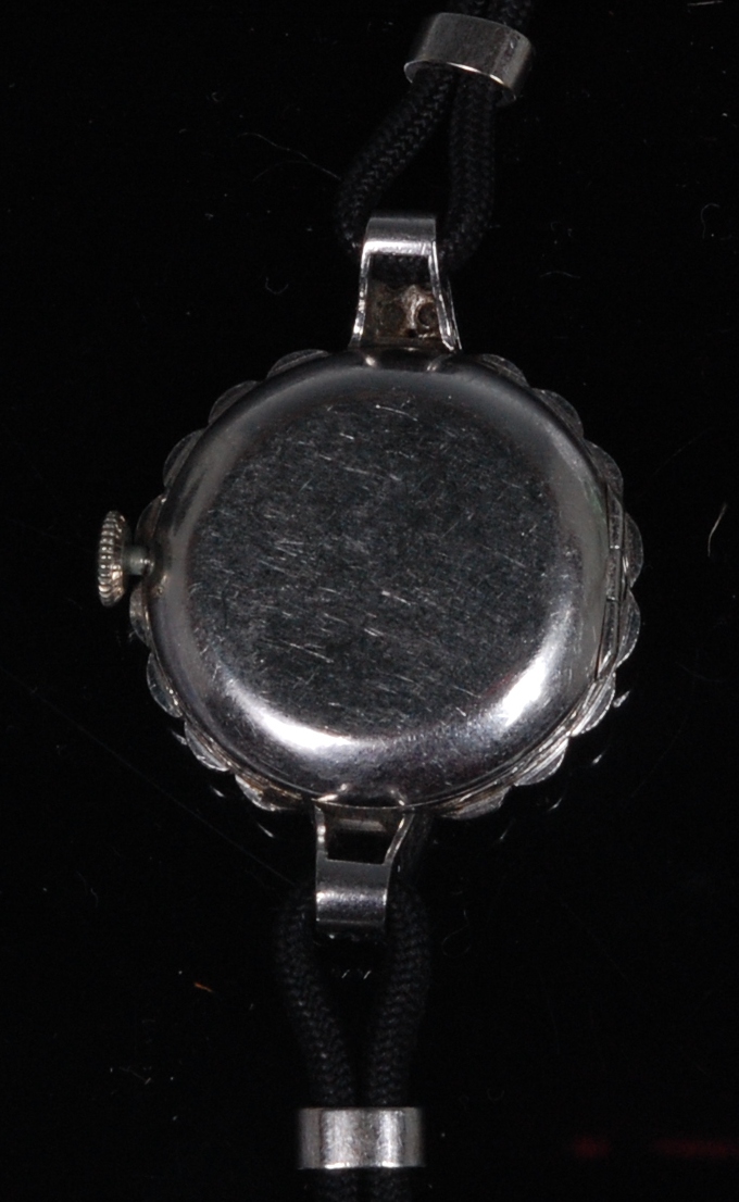 An Art Deco ladies Vertex cocktail watch, having signed silvered dial with Arabic numerals, - Image 2 of 3