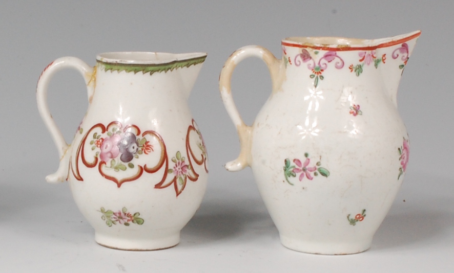 A Lowestoft porcelain cream jug, - Image 2 of 2