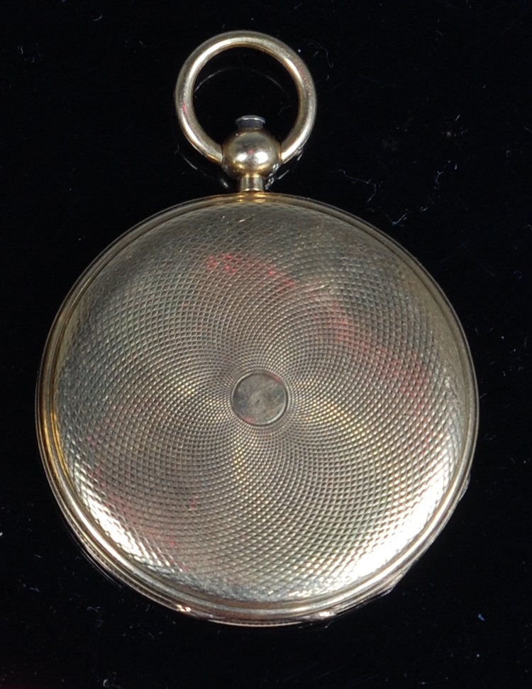 Jean-Francois Vautte & CCE of Geneva yellow metal cased gents open faced pocket watch, - Image 2 of 3