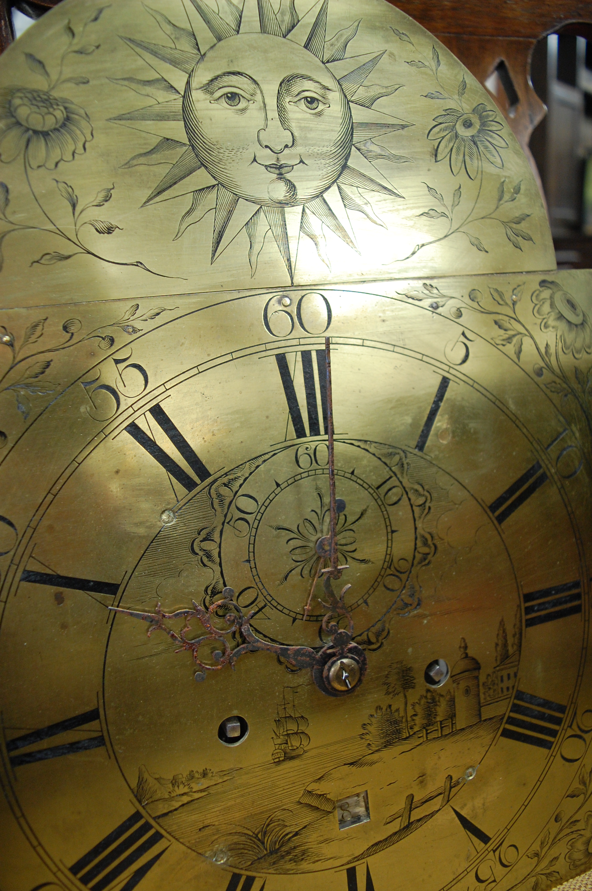 Thomas Cox of Cromhall early 18th century walnut cased longcase clock, - Image 11 of 15