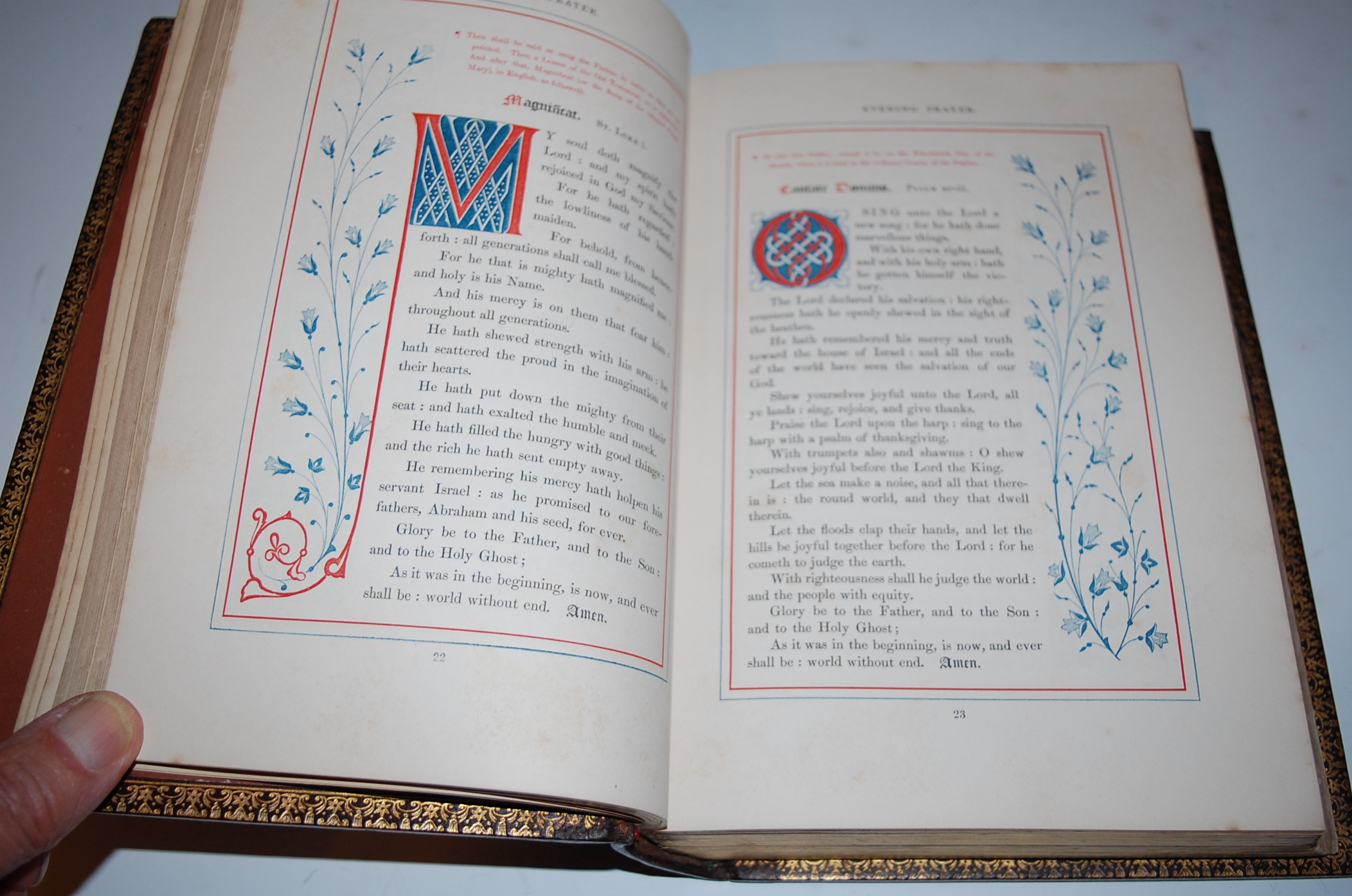 Book of Common Prayer, London, John Murray 1845, large 8vo, full embossed decorative leather, - Image 5 of 6