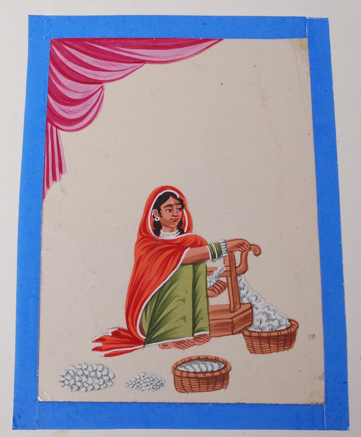 Mid-20th century Indian school - An album of 17 figure subjects featuring trades and occupations, - Image 2 of 4