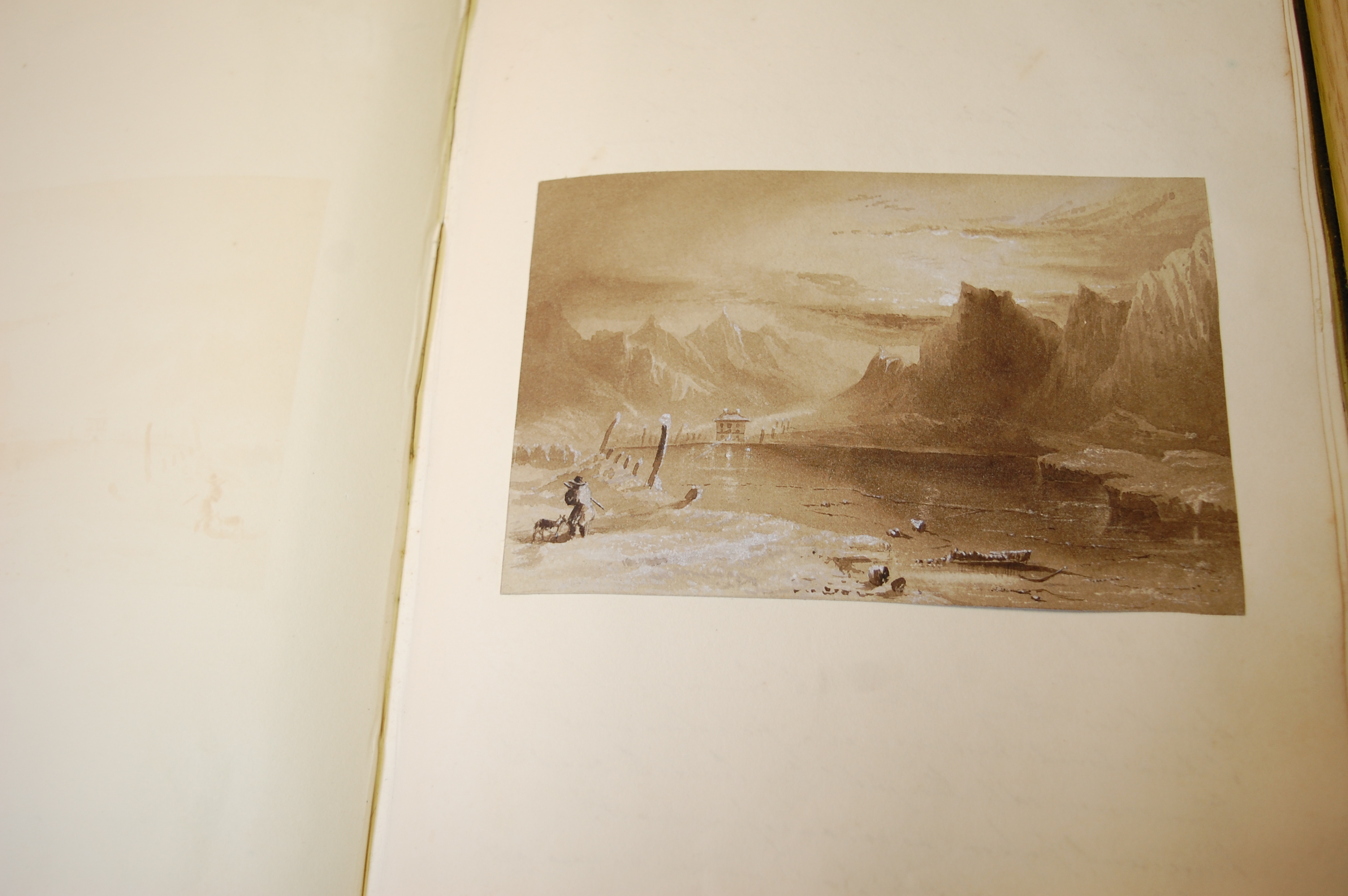 19th century 4to album containing manuscript entries, watercolour and pencil sketches, - Image 5 of 25