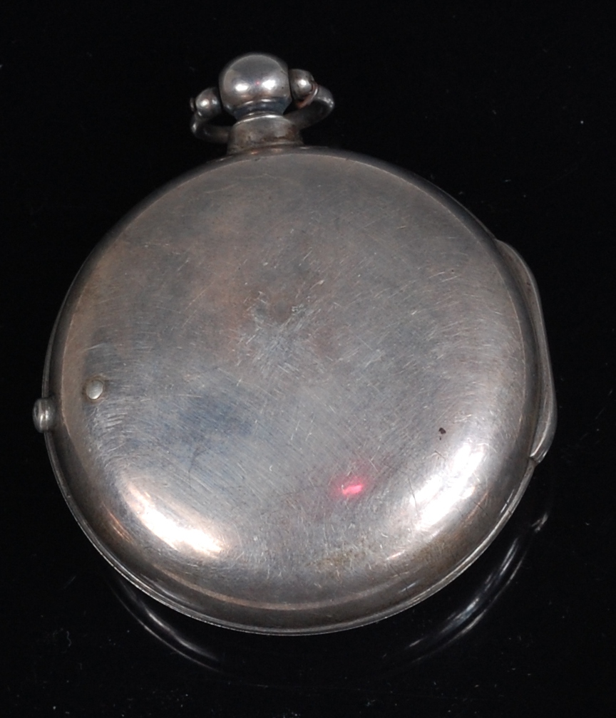 Thomas Gostling of Diss silver pair cased gents pocket watch, - Image 2 of 4