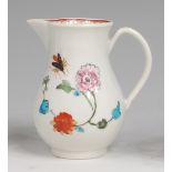 A first period Worcester porcelain sparrowbeak cream jug,