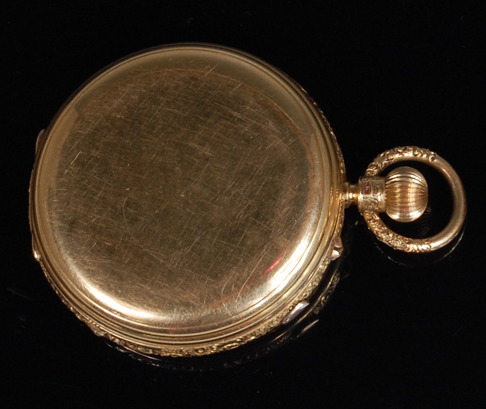 Thomas Russell & Son of Liverpool 18ct gold cased gents full hunter pocket watch, - Image 2 of 3