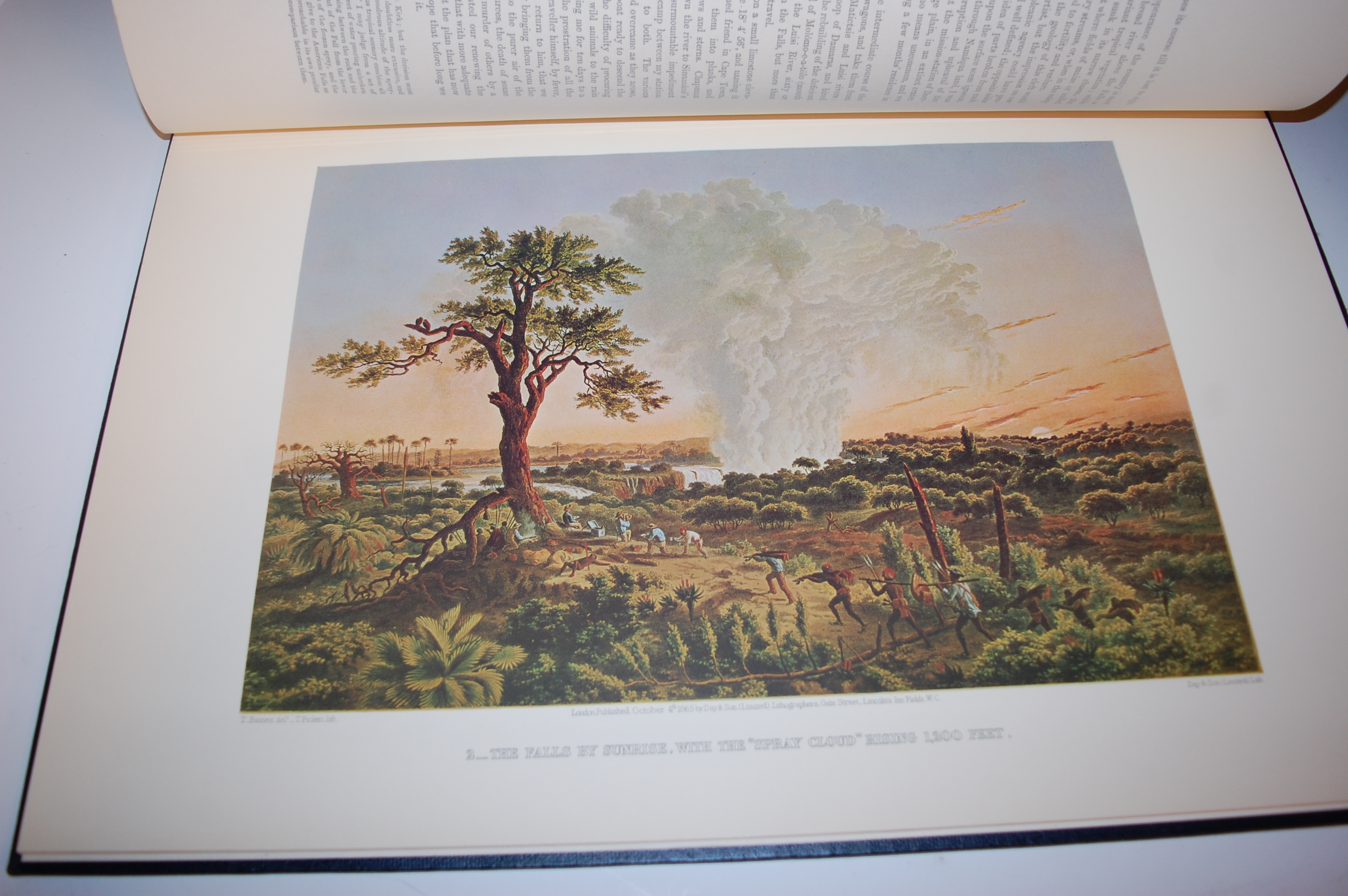 BAINES Thomas, The Victoria Falls Zambesi River sketched on the spot... - Image 4 of 5