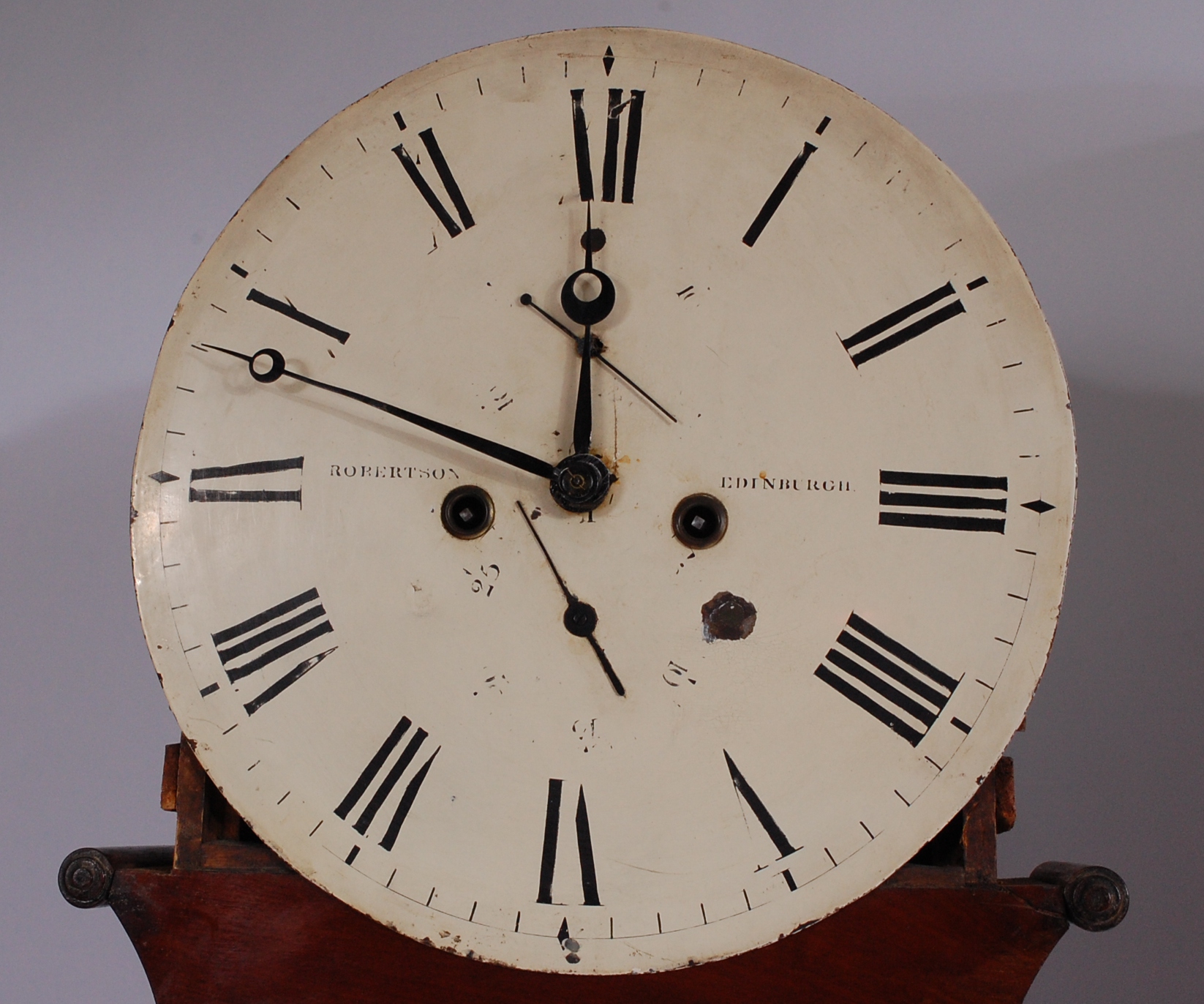 Robertson of Edinburgh circa 1830 mahogany longcase clock, - Image 3 of 4