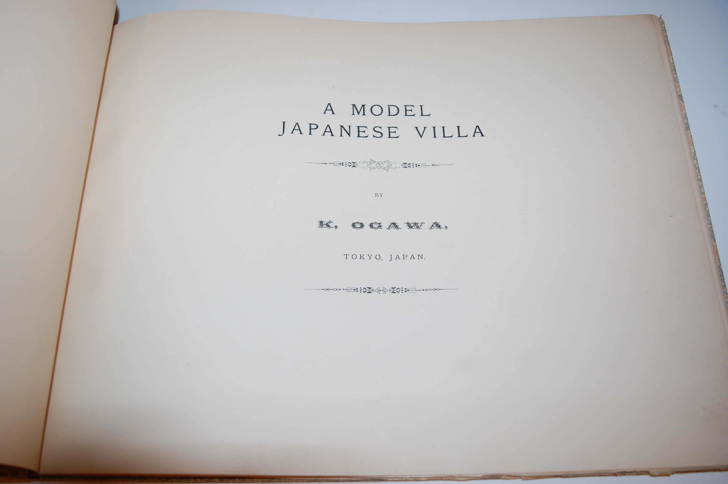 OGAWA Kazumasa, A Model Japanese Villa, Tokyo 1899, - Image 2 of 9