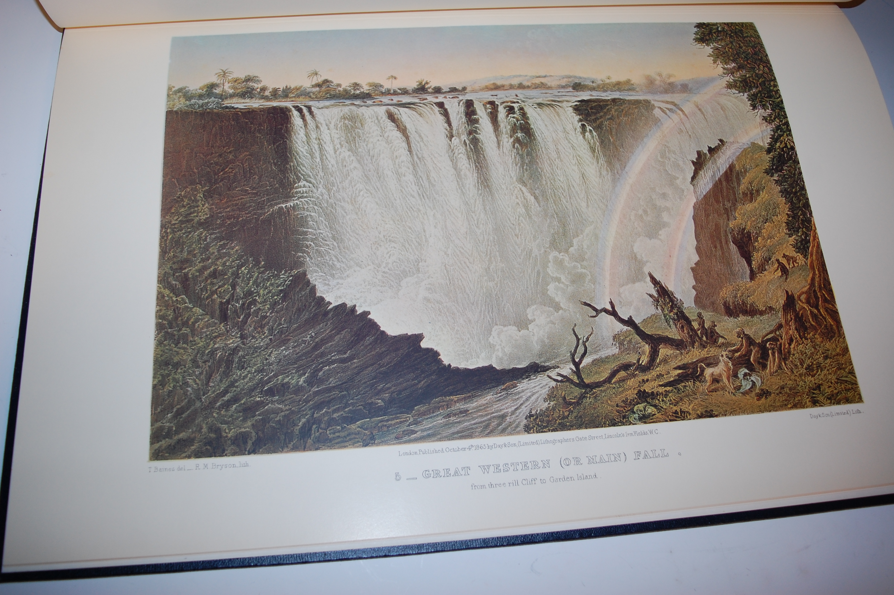 BAINES Thomas, The Victoria Falls Zambesi River sketched on the spot... - Image 5 of 5