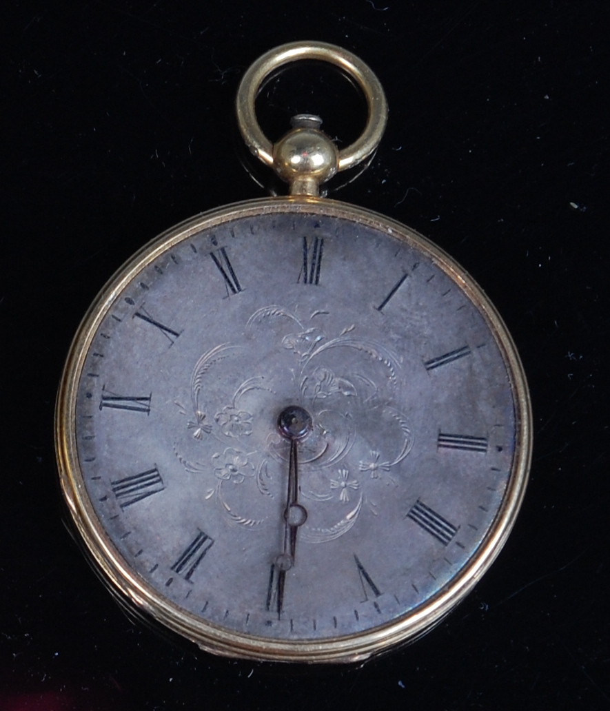 Jean-Francois Vautte & CCE of Geneva yellow metal cased gents open faced pocket watch,