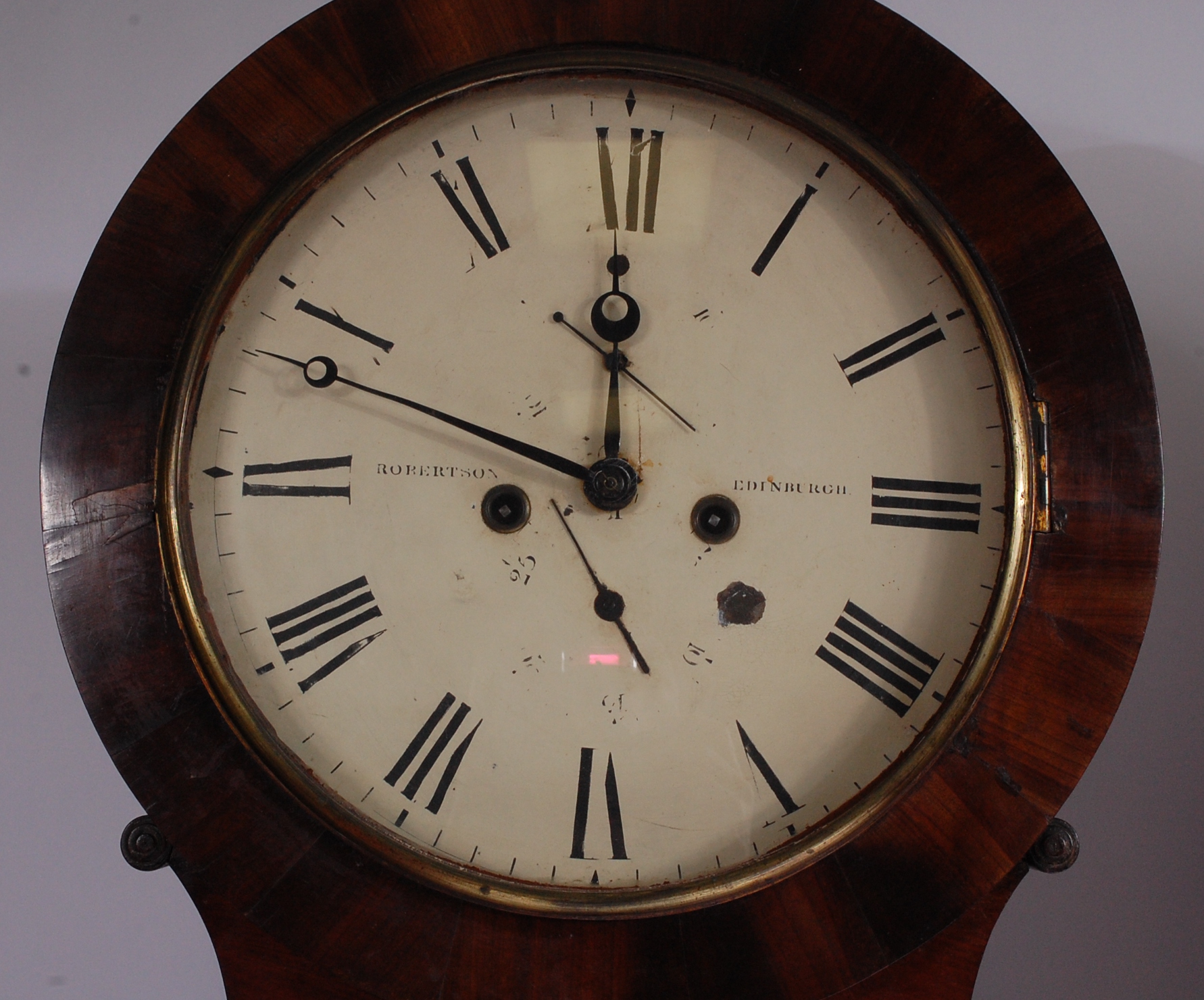 Robertson of Edinburgh circa 1830 mahogany longcase clock, - Image 2 of 4