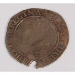 England, Elizabeth I (1558-1602) shilling, second issue, rev.