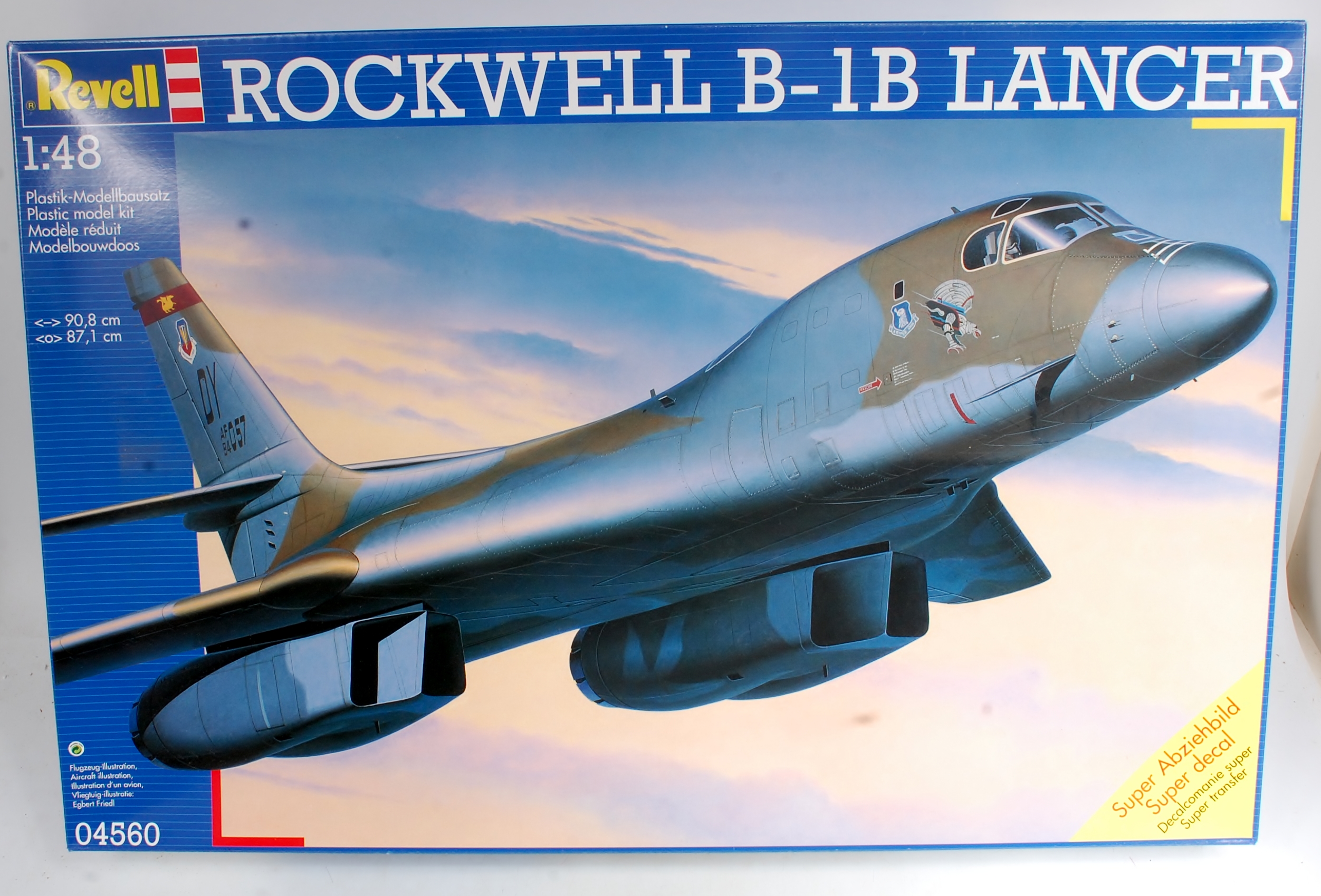 Revell 1/48th scale plastic kit for a Rockwell B-1B Lancer, No.