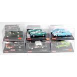 Carrera Evolution 1/32nd scale Slot Racing Car Group, 6 plastic cased examples to include No.