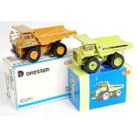 Conrad 1/50th scale Dresser and Euclid Dump Truck Group, 2 boxed examples to include No.