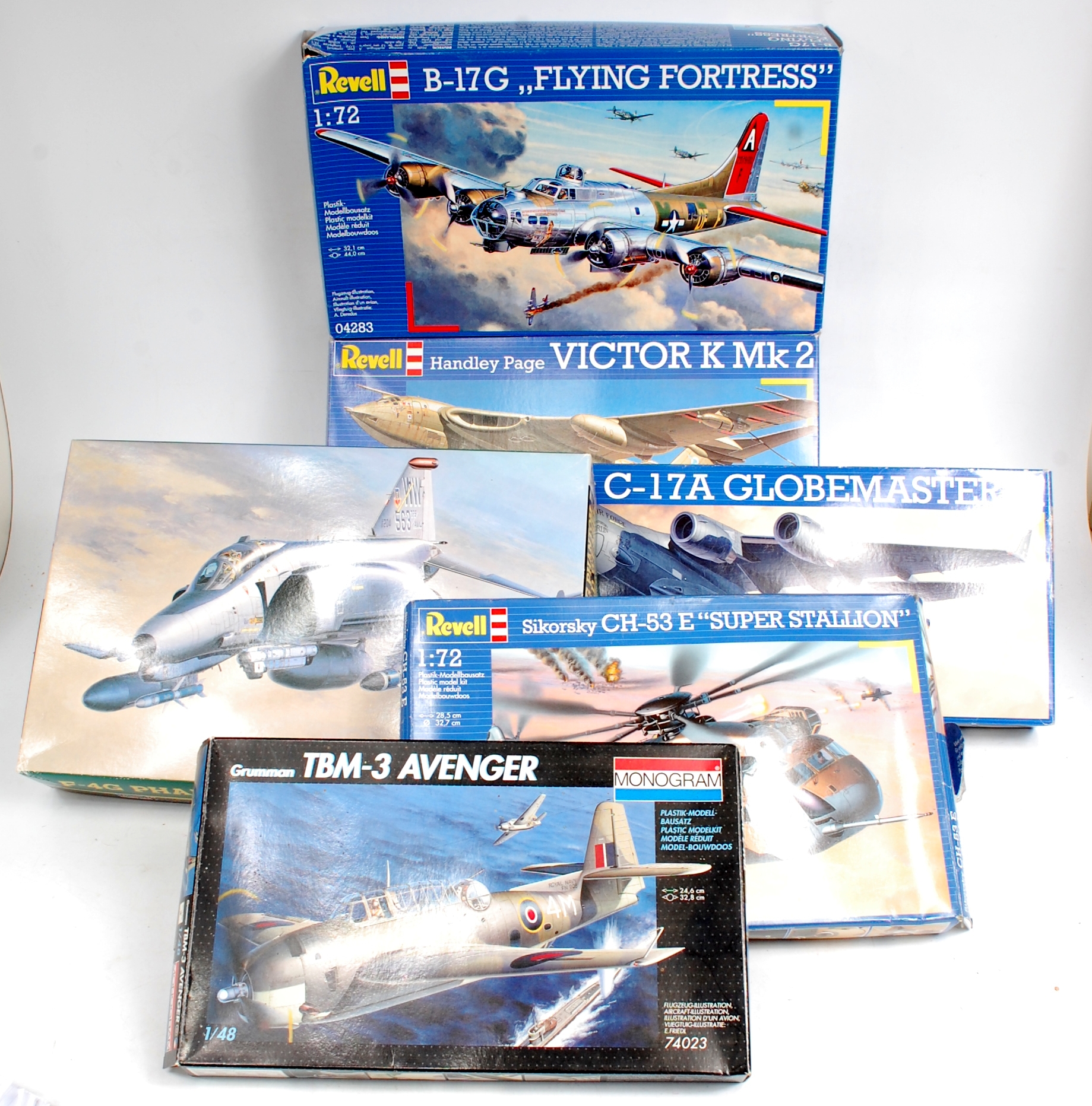 16 assorted mixed scale plastic aircraft and military kits, 1:72nd, 1:48th and 1:144th included, - Image 2 of 2
