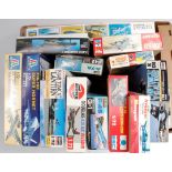 14 assorted 1/72nd scale plastic aircraft and military kits,
