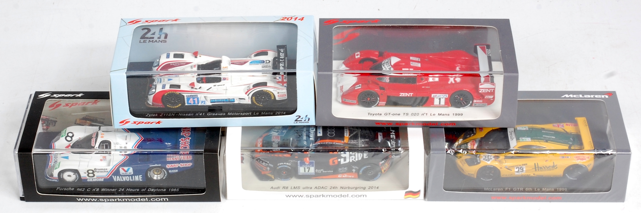 Spark Models 1/43rd scale Resin Le Mans, Daytona and Nurburgring related,