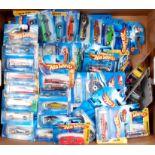Hot Wheels Mattel Carded Diecast Vehicle Group, 100 carded examples, mixed series,