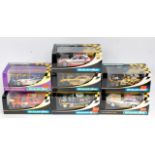 Scalextric 1/32nd scale Slot Car Racing Group, 7 boxed/plastic cased examples,