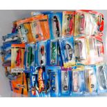 Hot Wheels Mattel and Matchbox Carded Diecast Group, 130 examples, mixed series,
