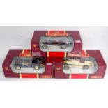 Carousel 1, 1/18th scale 1950s Indy 500 Racing Car Group, 3 boxed examples, to include No.