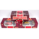 Carousel 1, 1/18th scale Indy 500 Racing Car Group, 3 boxed as issued examples to include No.